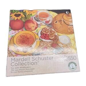 550 Pcs Mardell Schuster Collection Jigsaw Puzzle Tea With Wildflowers [86]